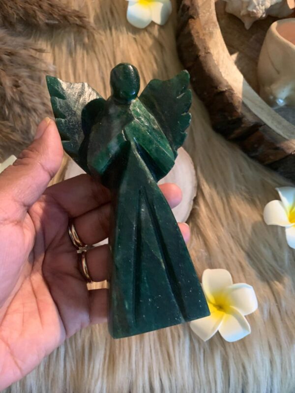 Nephrite Jade open winged Angel - Image 2