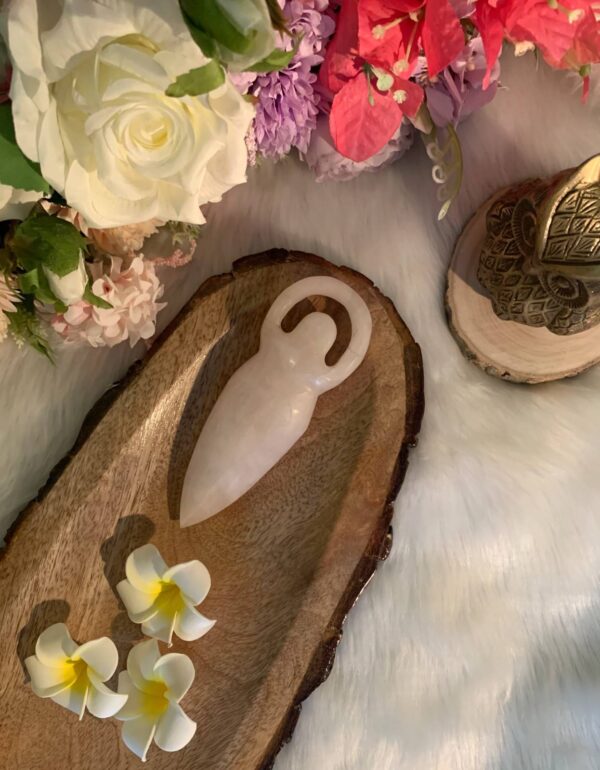 Rose Quartz Pagan/Wiccan spring goddess - Image 2
