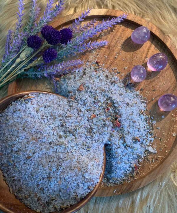 Lavender and rose aura cleansing